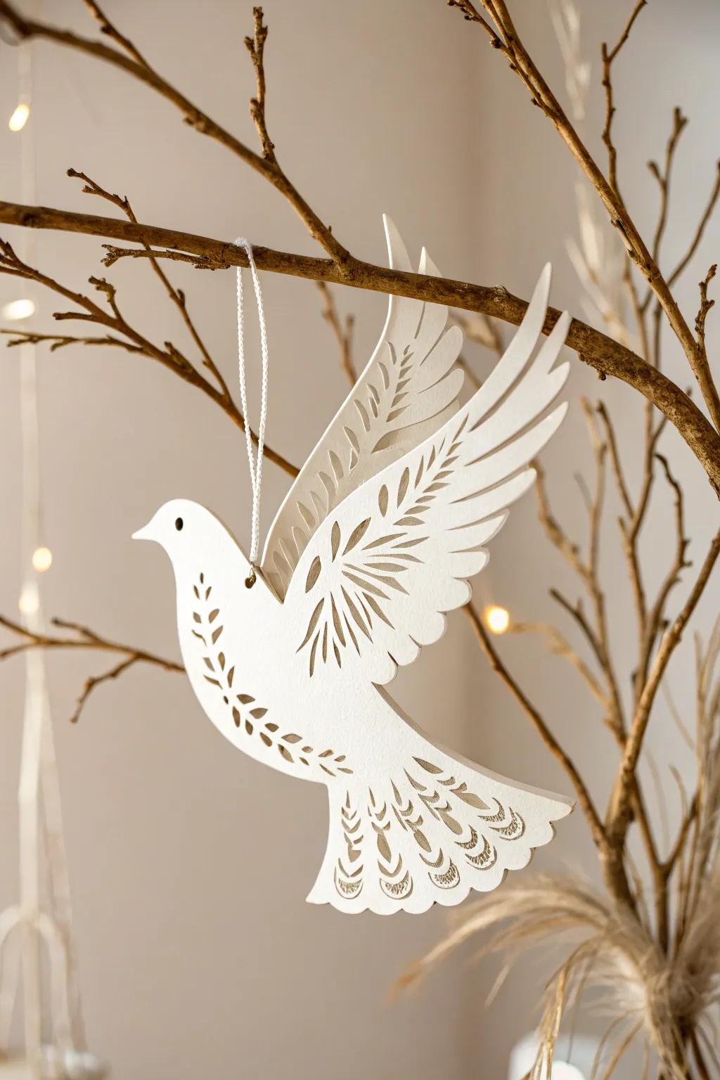 Graceful Elegance: Discover the beauty of symbolic doves for your first communion banner.