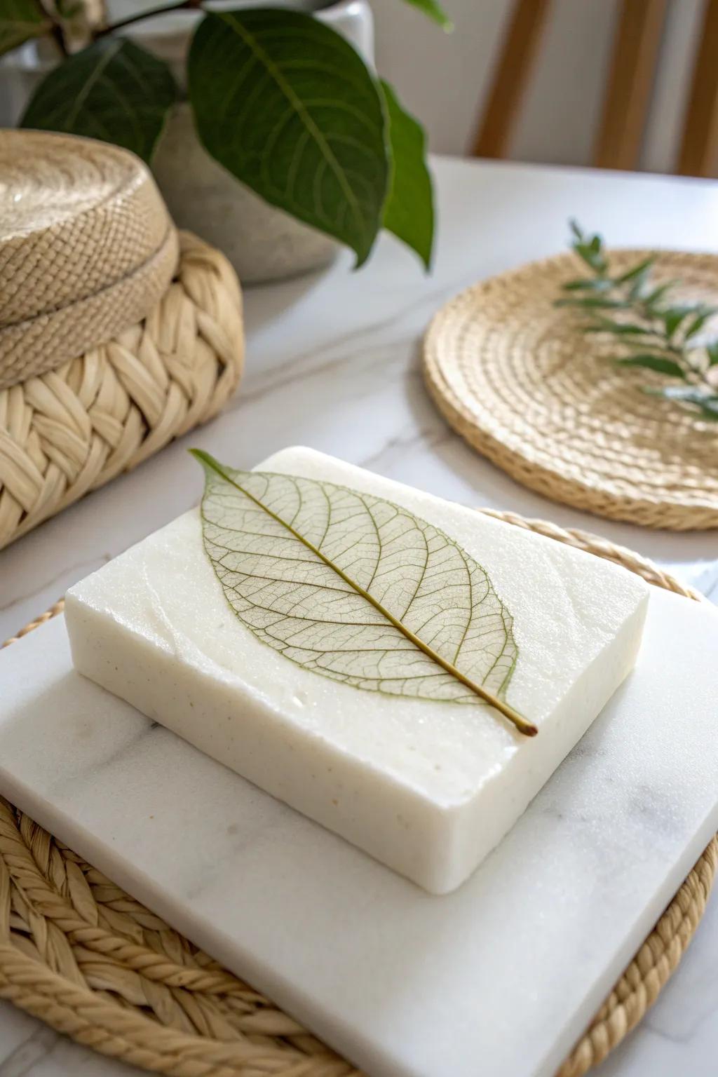 Bring the outdoors in with nature-inspired foam prints.
