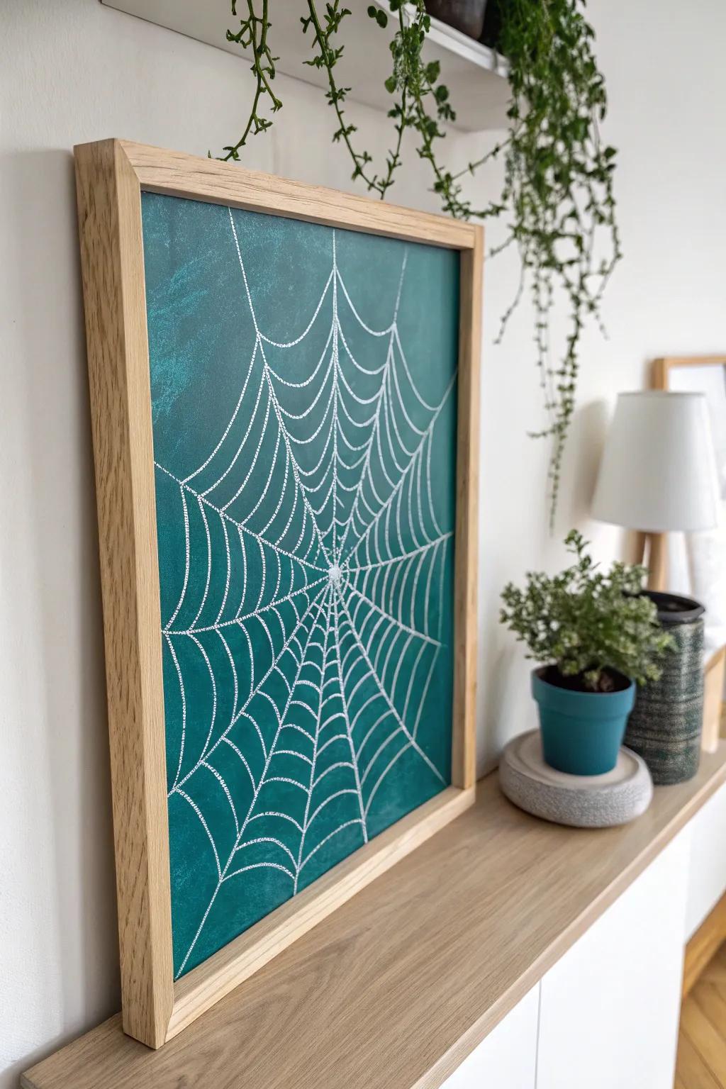 Capture the essence of Halloween with minimalist charm and vibrant color.