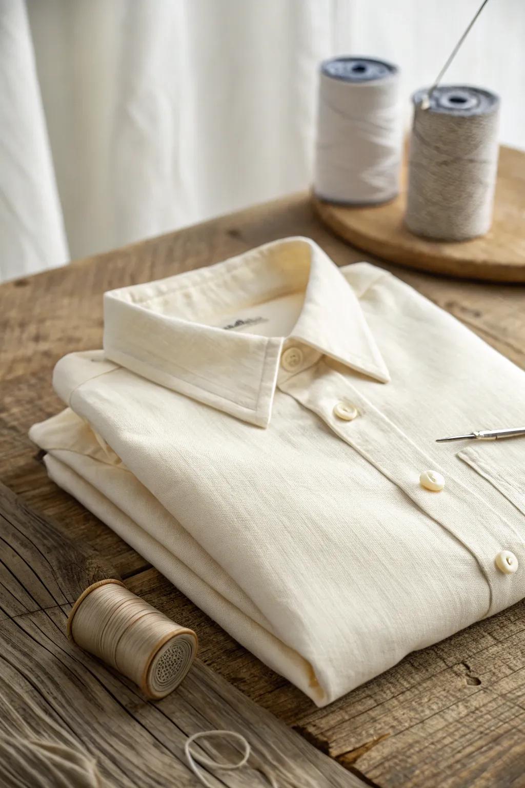 Embrace the Rolled-Up Charm: Simple elegance with a touch of craft.
