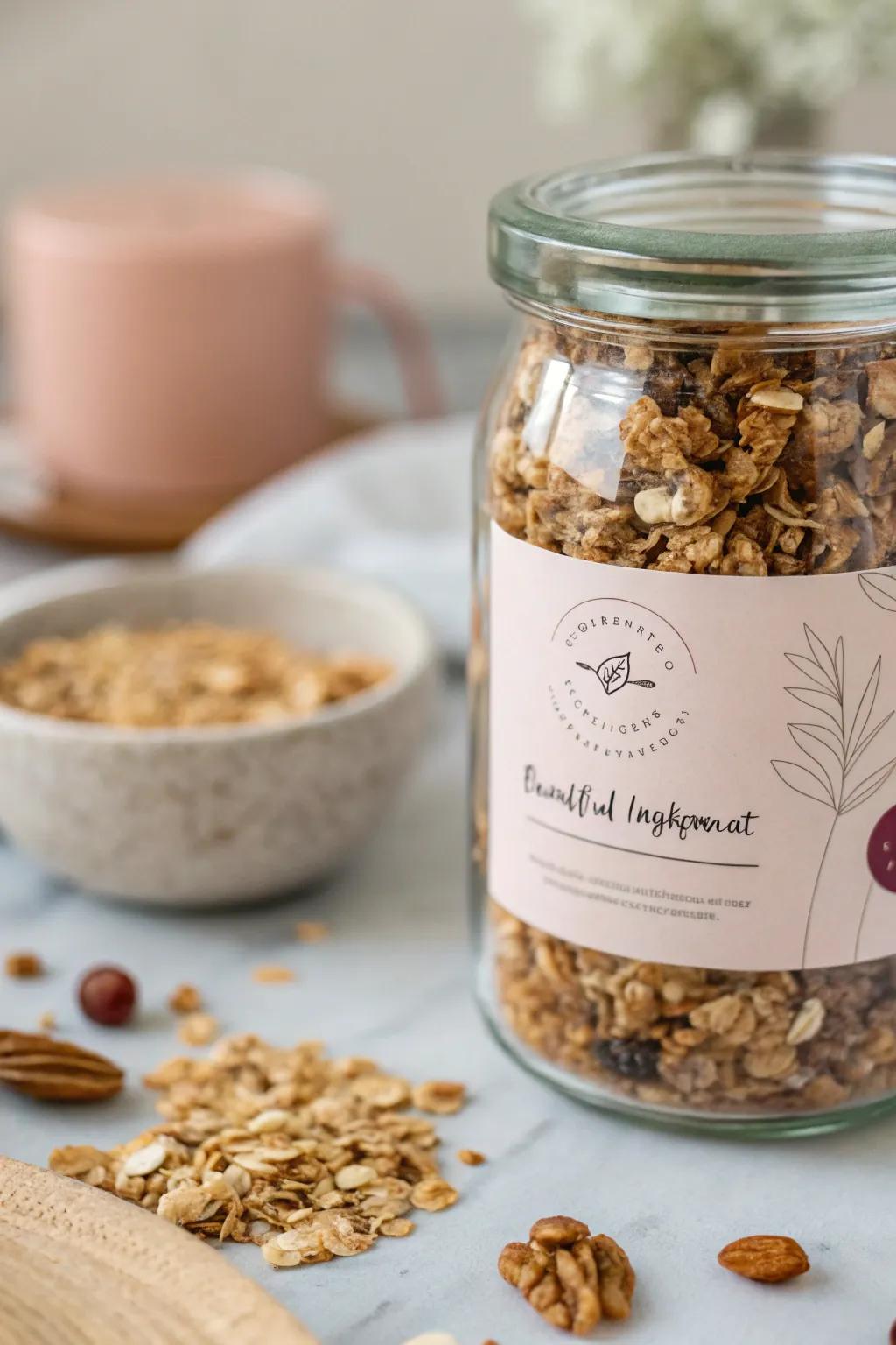 Elevate your homemade creations with labels as tailored as your taste. #CraftedElegance