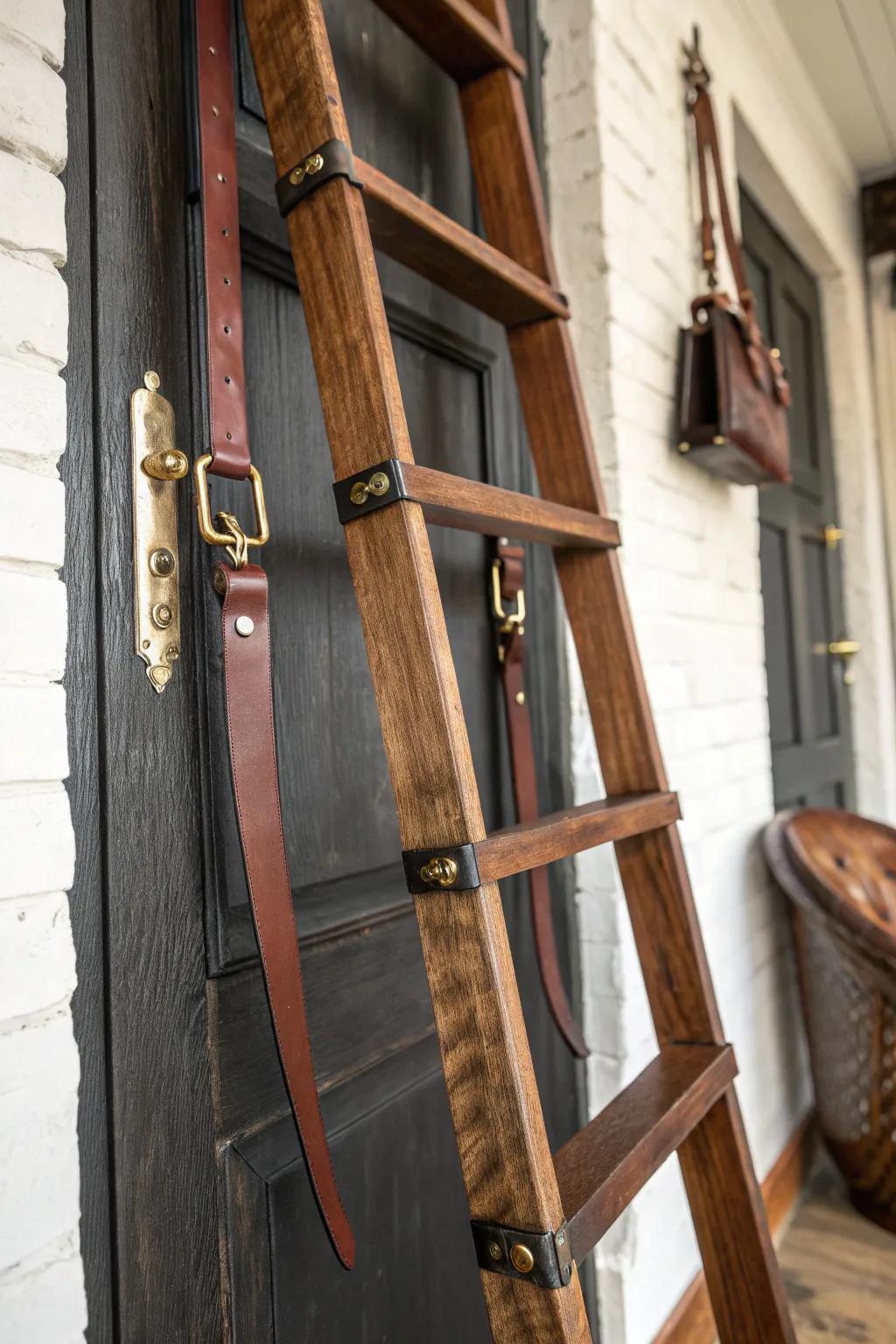 Elevate your space with stylish and functional ladder storage solutions.