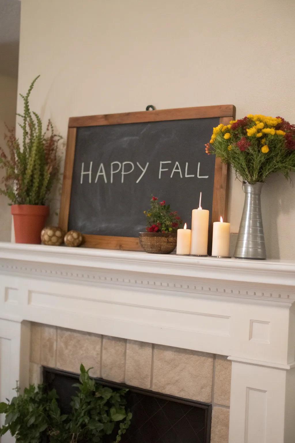 Chalkboards offer endless creative possibilities.