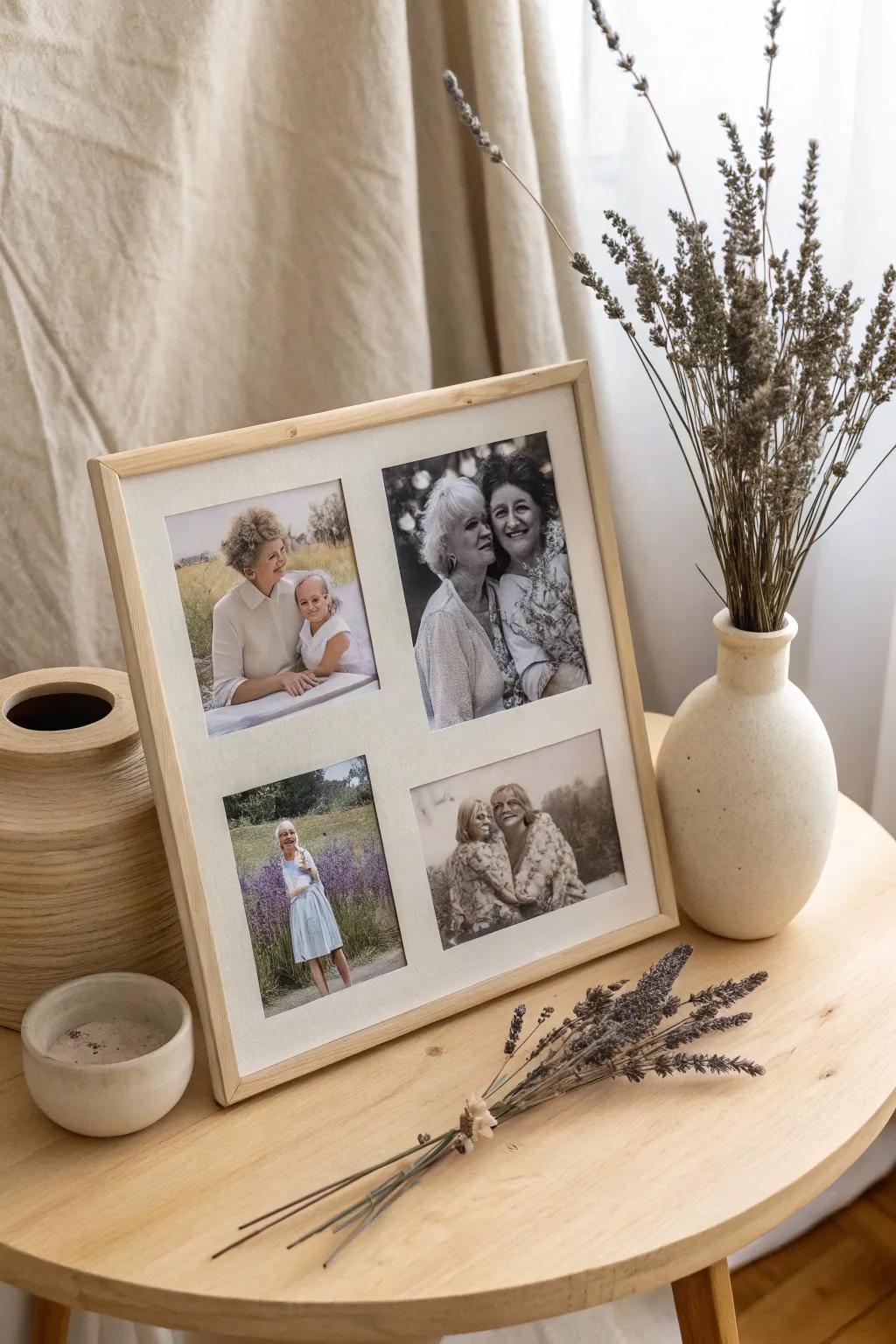 Celebrate the magic of family heritage with a timeless photo collage.