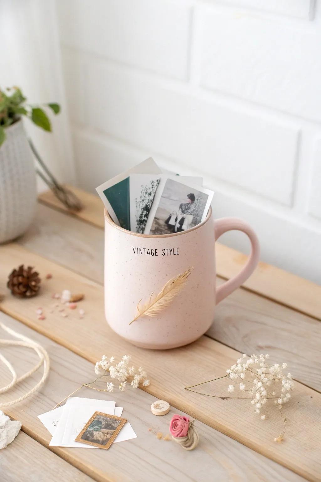 Capture memories in style with a Memory Mug – where cherished moments meet minimalist elegance.