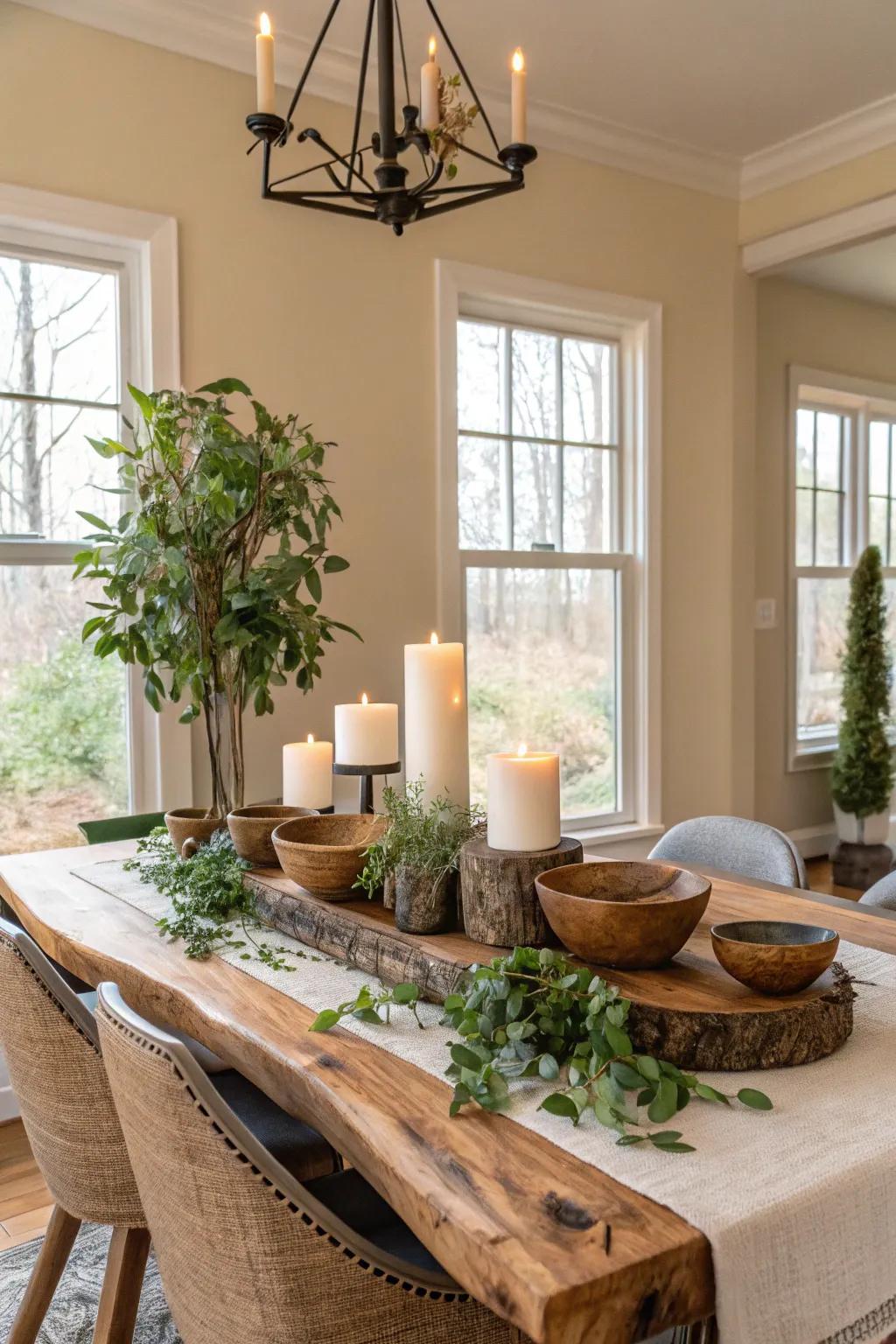 Live edge wood brings the rugged beauty of the outdoors inside.