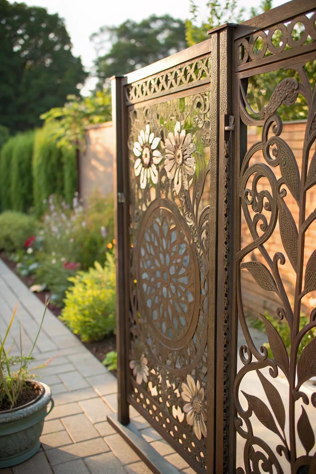 Elevate your outdoor space with artisan-crafted privacy screens that blend functionality with artistic flair.