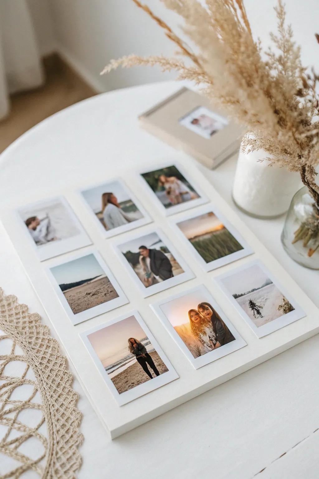 Capture the year's highlights with a charming photo collage that tells your story in style.