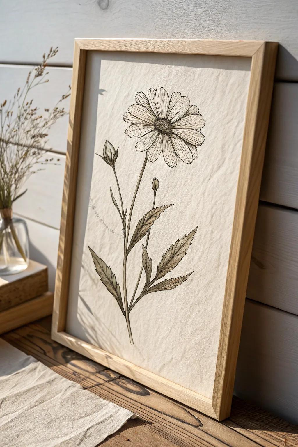 Embrace the timeless elegance of nature's artistry with vintage botanical sketches.