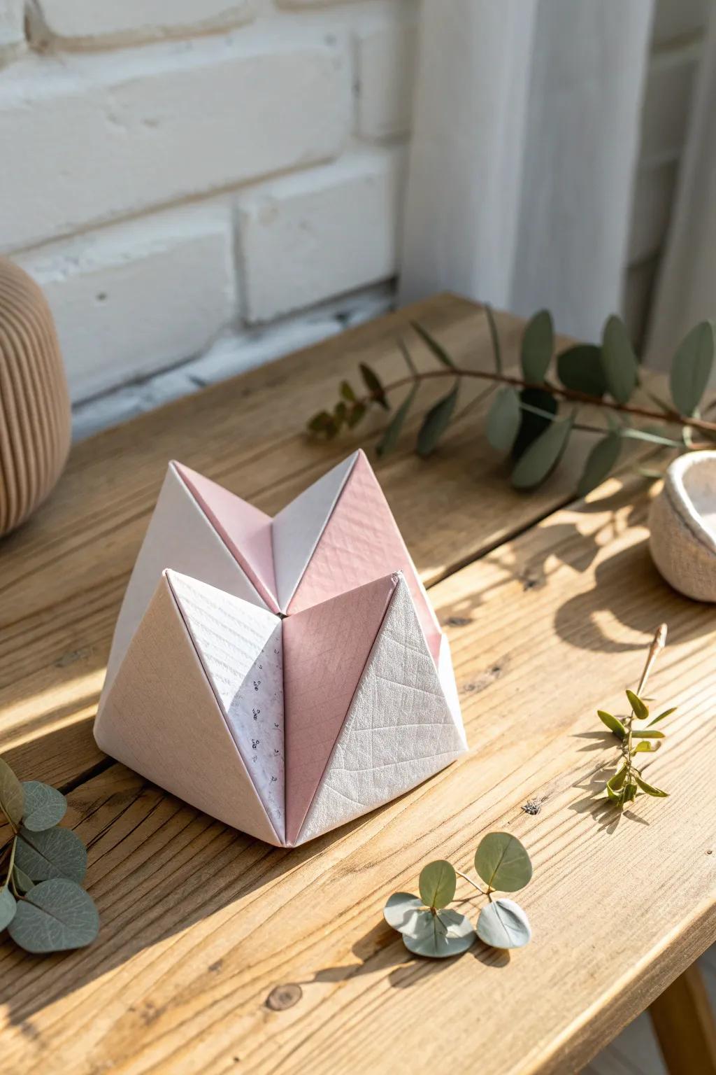 Unlock playful possibilities with this charming paper fortune teller!