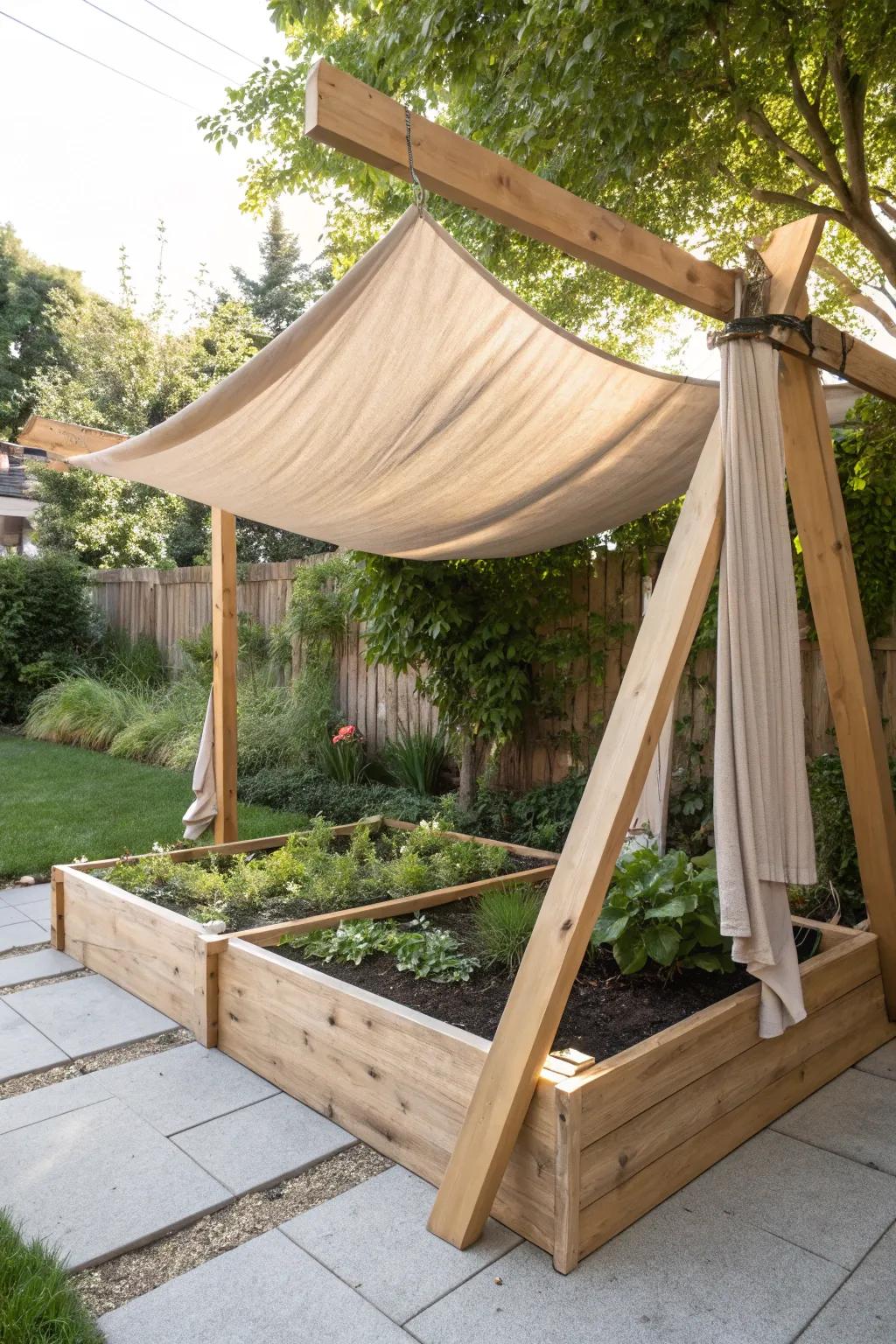 Transform your garden with a touch of elegance: DIY shade solutions crafted for simplicity and style.