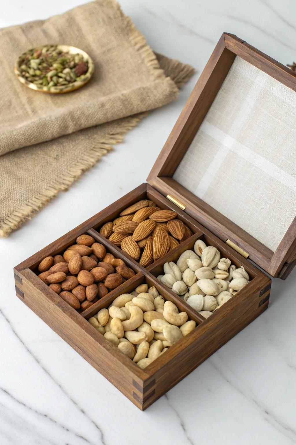 Indulge in Nutty Delight: A simple yet satisfying treat for focused creativity.