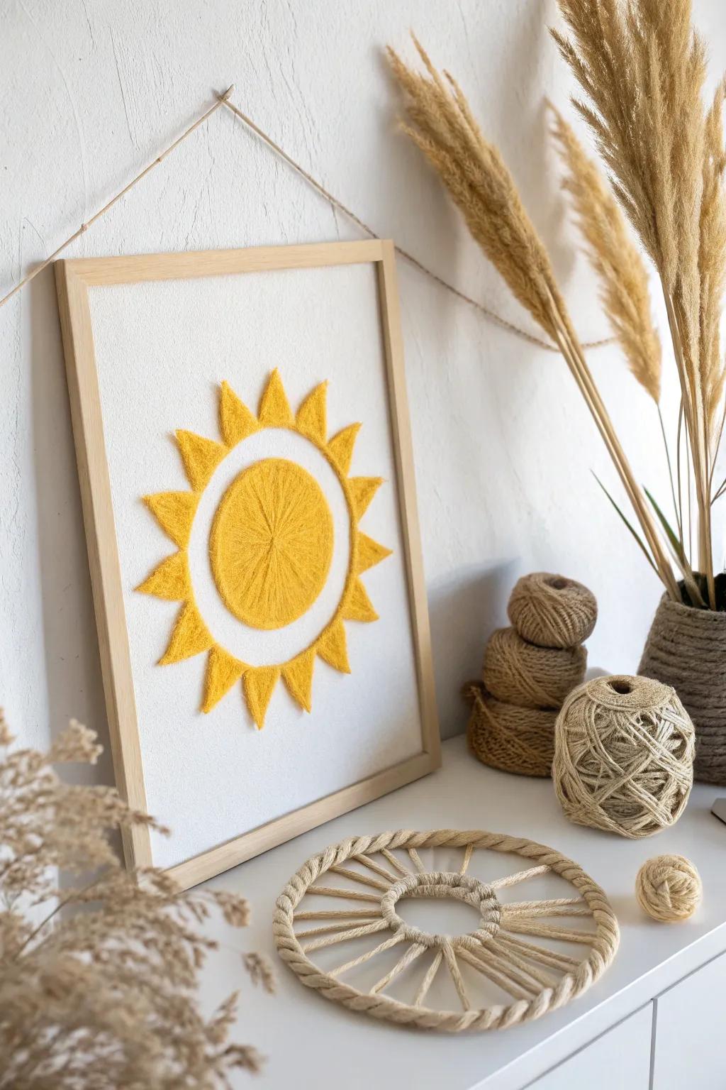 Embrace the warmth of simplicity with a touch of sunshine.