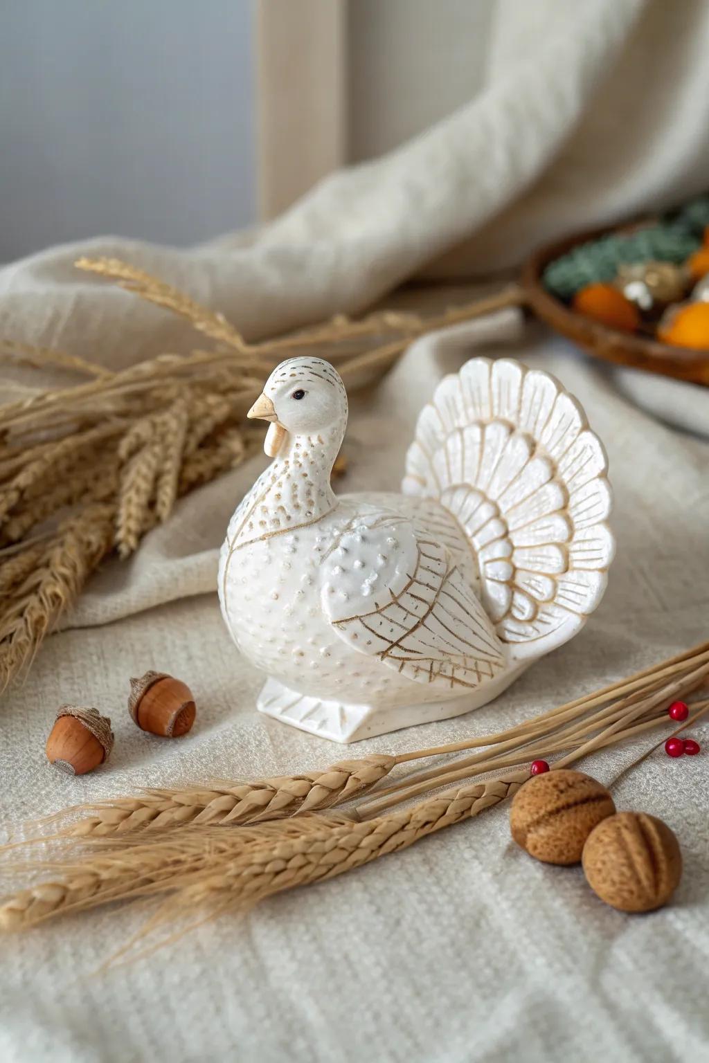 Celebrate Thanksgiving with a touch of elegance and simplicity through beautifully crafted figurines.