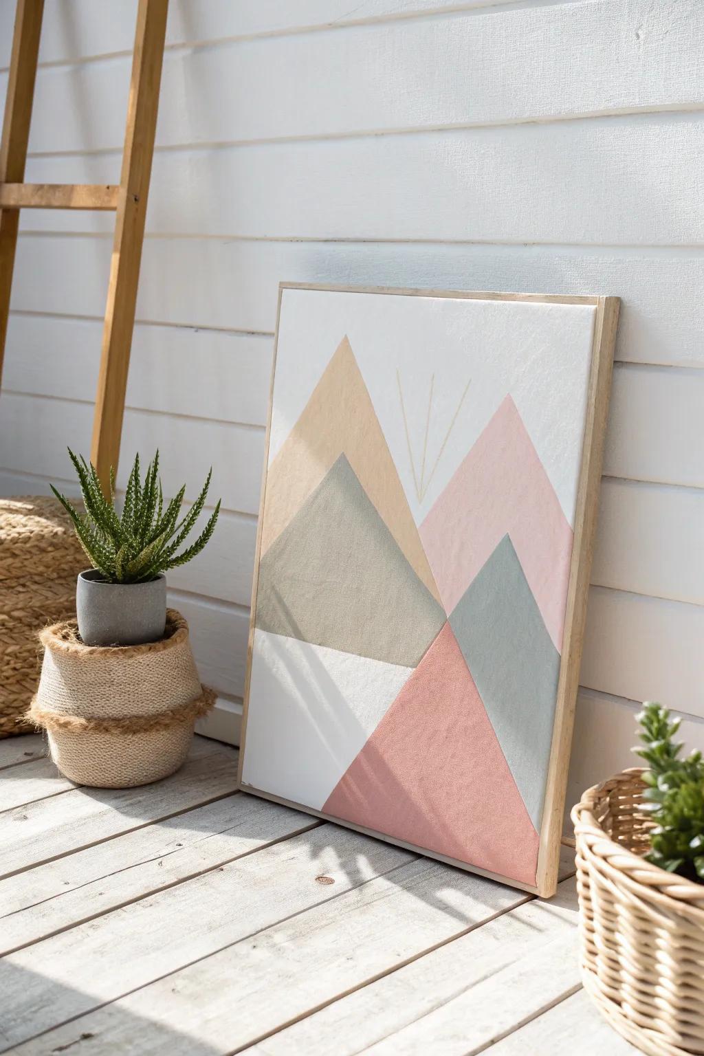 Elevate your space with minimalist geometric art – simplicity that speaks volumes.
