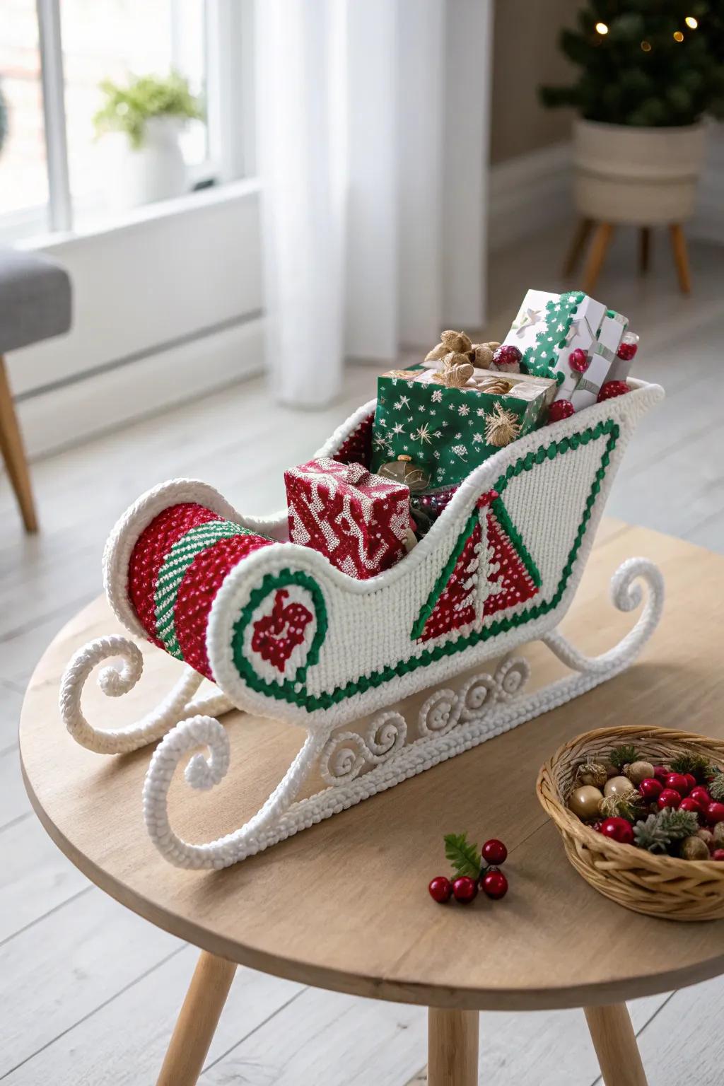 Craft Your Holiday Magic: A 3D Perler Bead Sleigh That Steals the Spotlight!