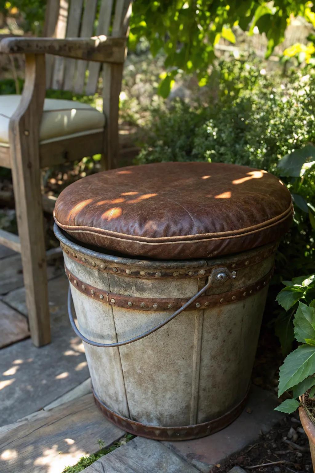 Transform your garden experience with a handcrafted portable seat.