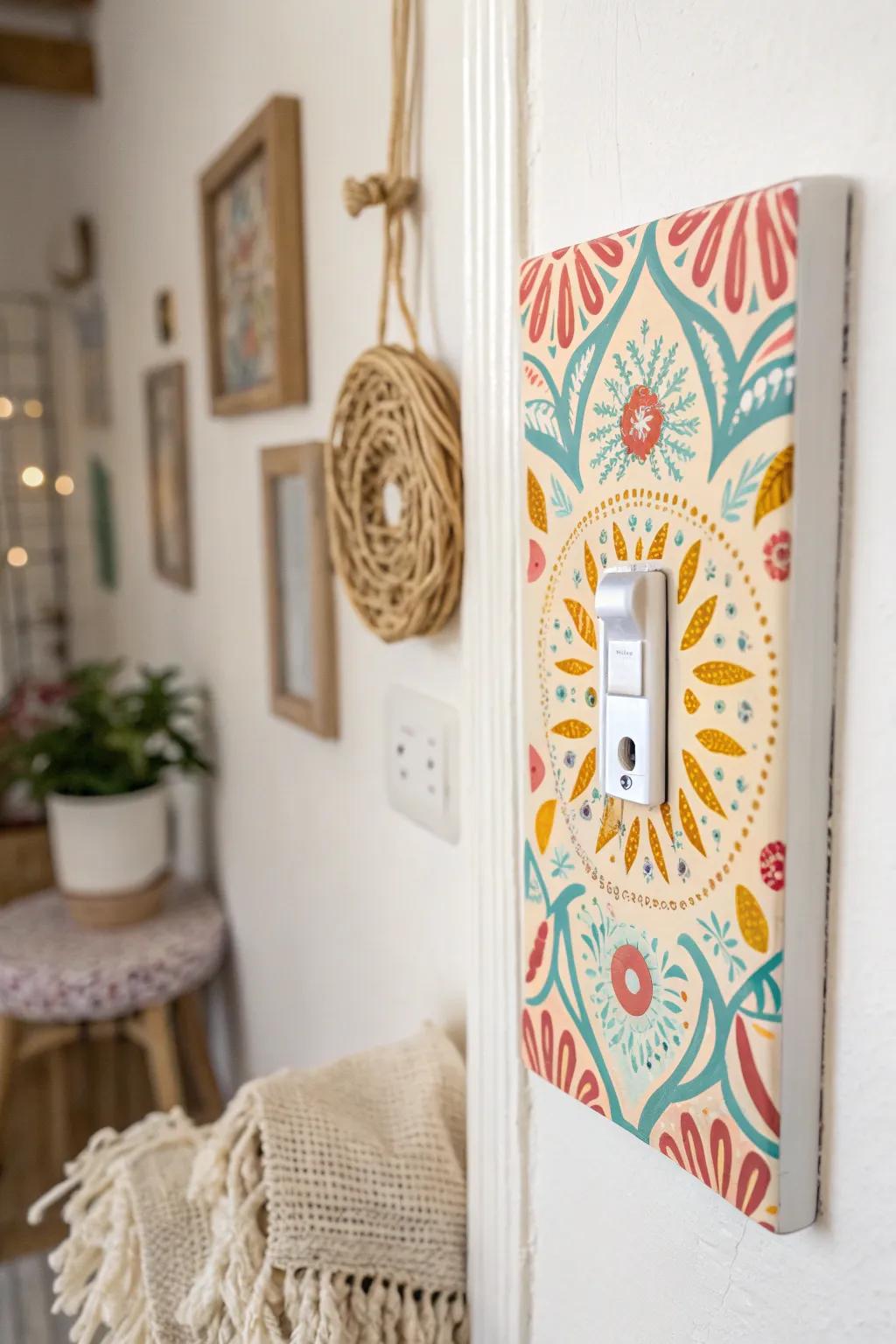Brighten up your space with a touch of creativity! 🌈✨ #ScandiBoho #ColorfulCrafts