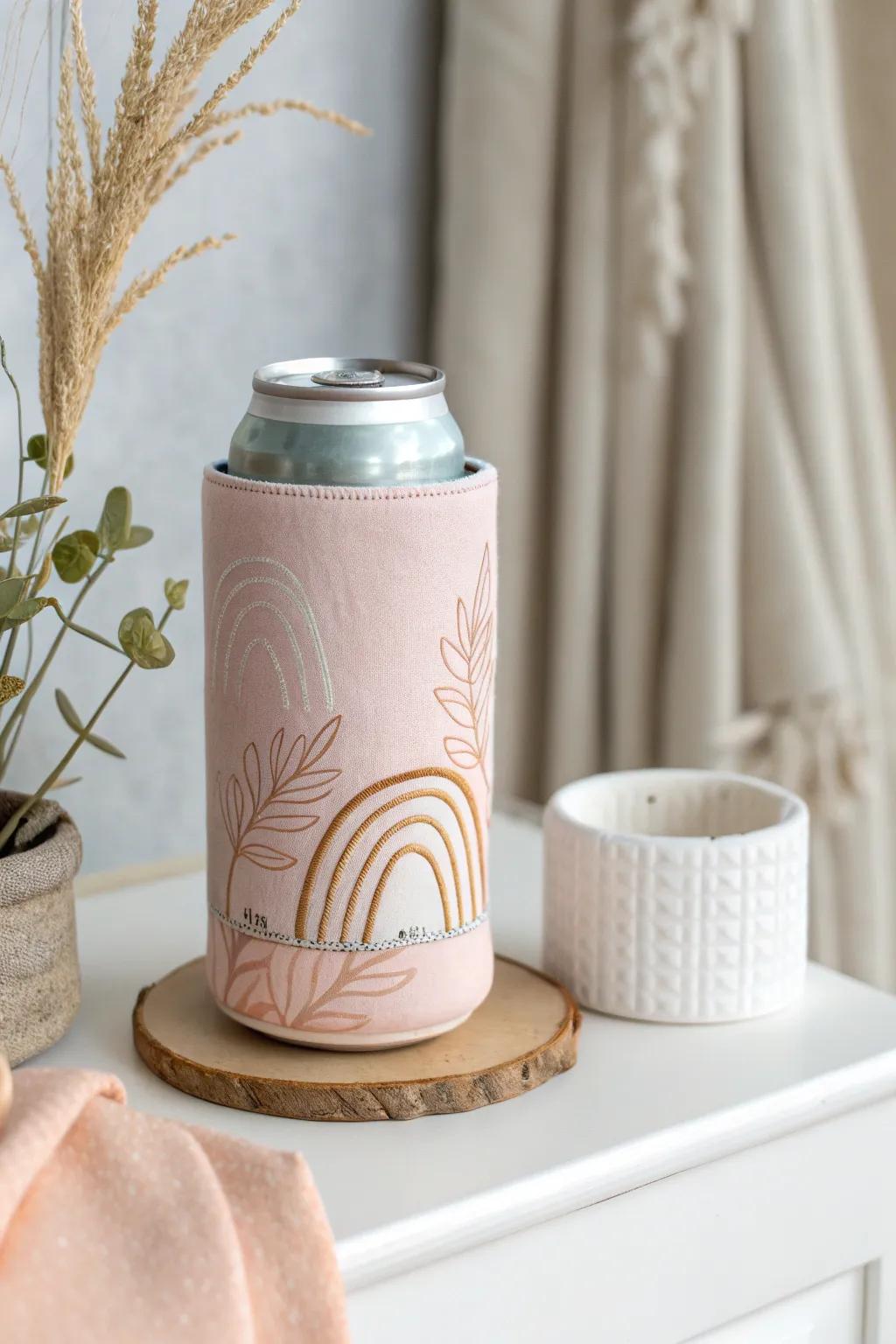 Elevate your baby shower with these chic, versatile koozies—where minimalist design meets practical elegance!