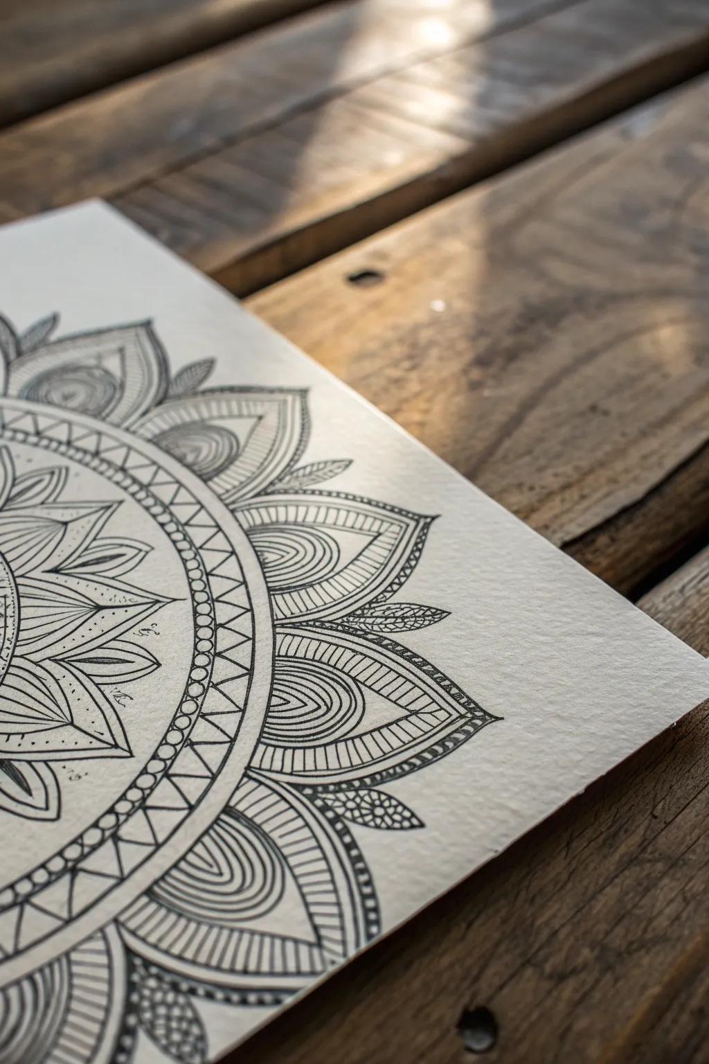 Lose yourself in the mesmerizing world of Zentangle artistry—where precision meets creativity.