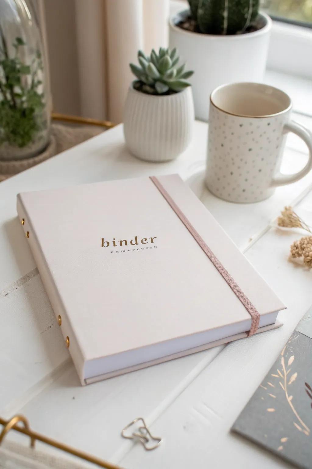 Elevate your organization game with a touch of elegance and simplicity. Perfect for those who appreciate minimalist beauty.