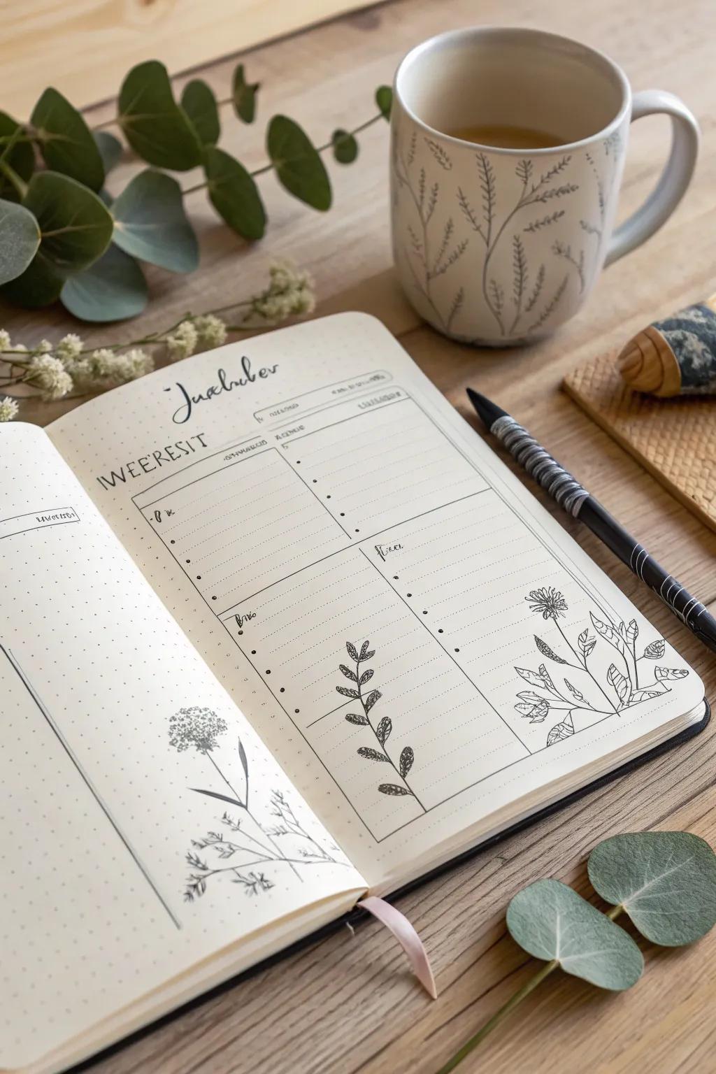 Transform your week with a beautifully organized meal planner, where simplicity meets elegance.