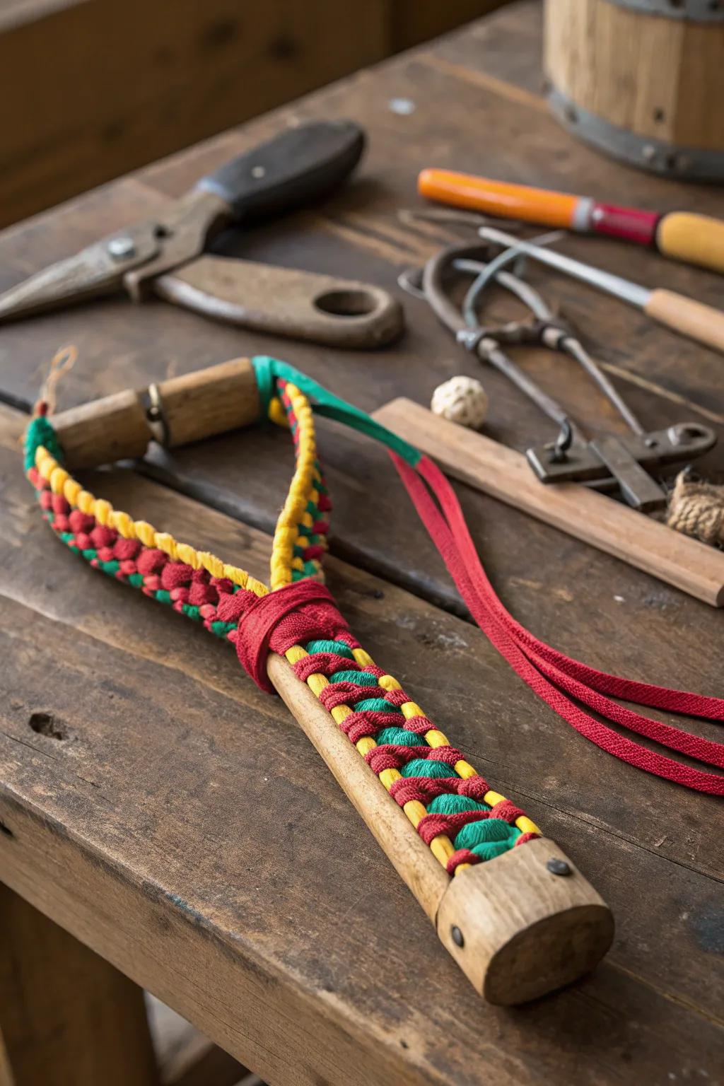 Transform old tees into a vibrant catapult masterpiece—unleash your inner craftsman!