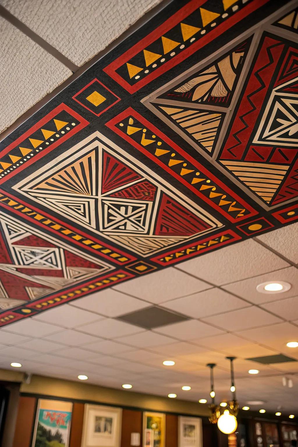 Elevate your space with artistic ceiling designs that won't break the bank.