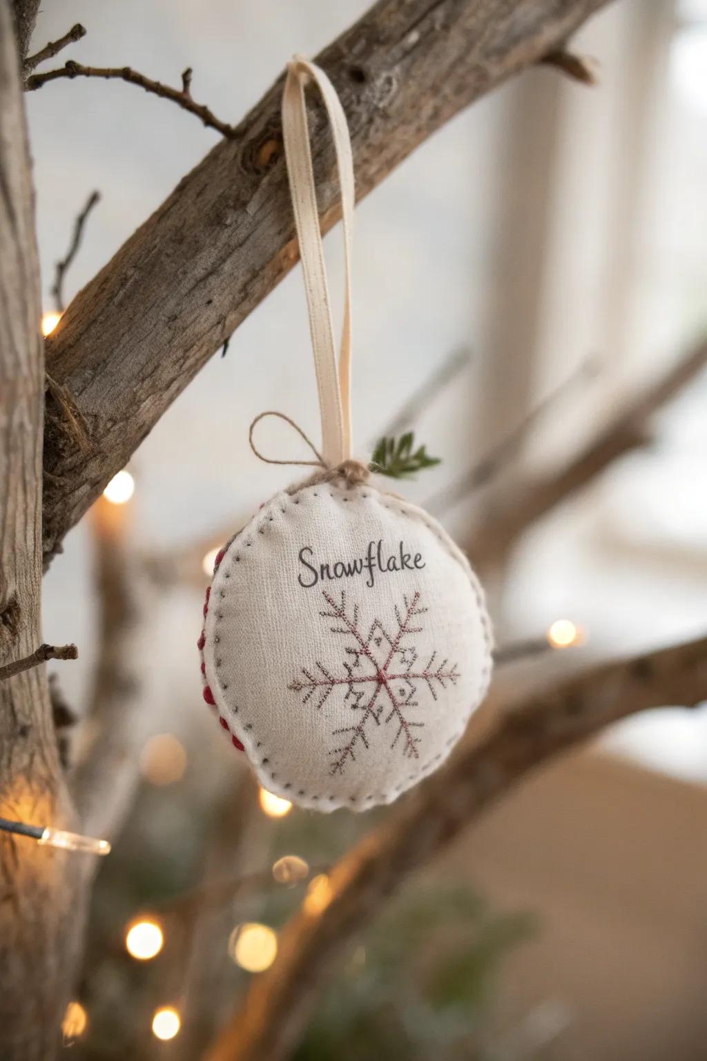 Add a personal touch to your holiday decor with handcrafted fabric ornaments that capture the spirit of Scandinavian simplicity.