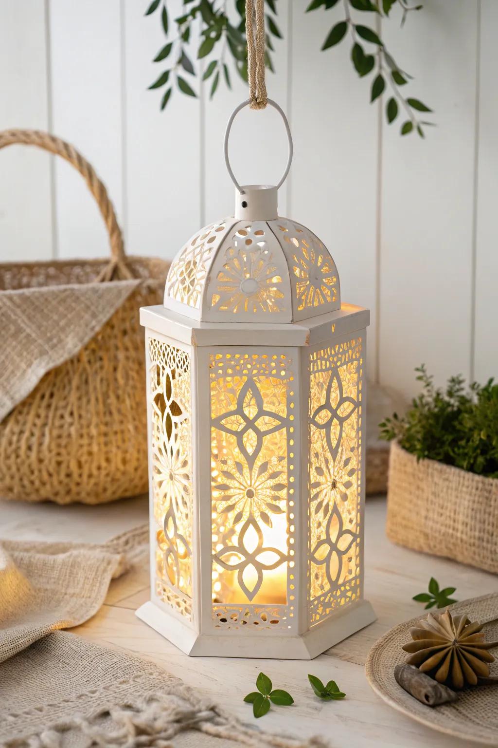 Illuminate your holidays with the warm glow of minimalist paper lanterns.