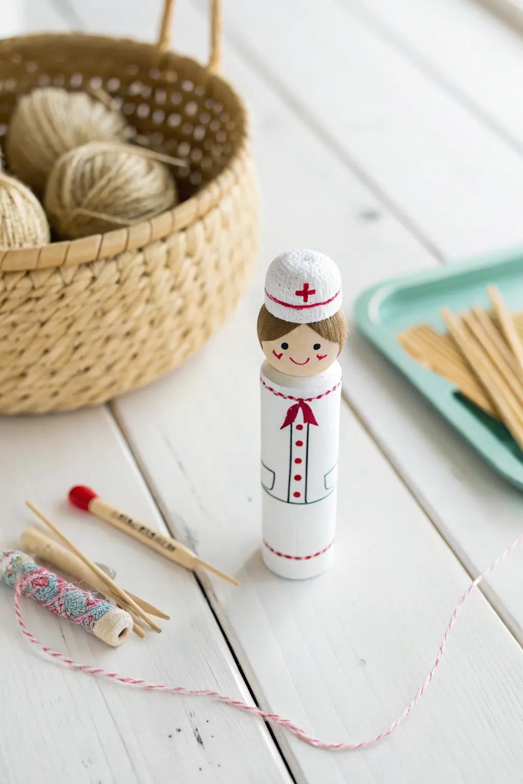 Bring your community to life with charming craft stick characters, perfect for a minimalist crafts corner!