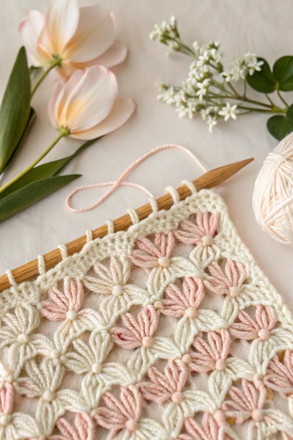 Discover the elegance of the jasmine stitch in your next crochet project.