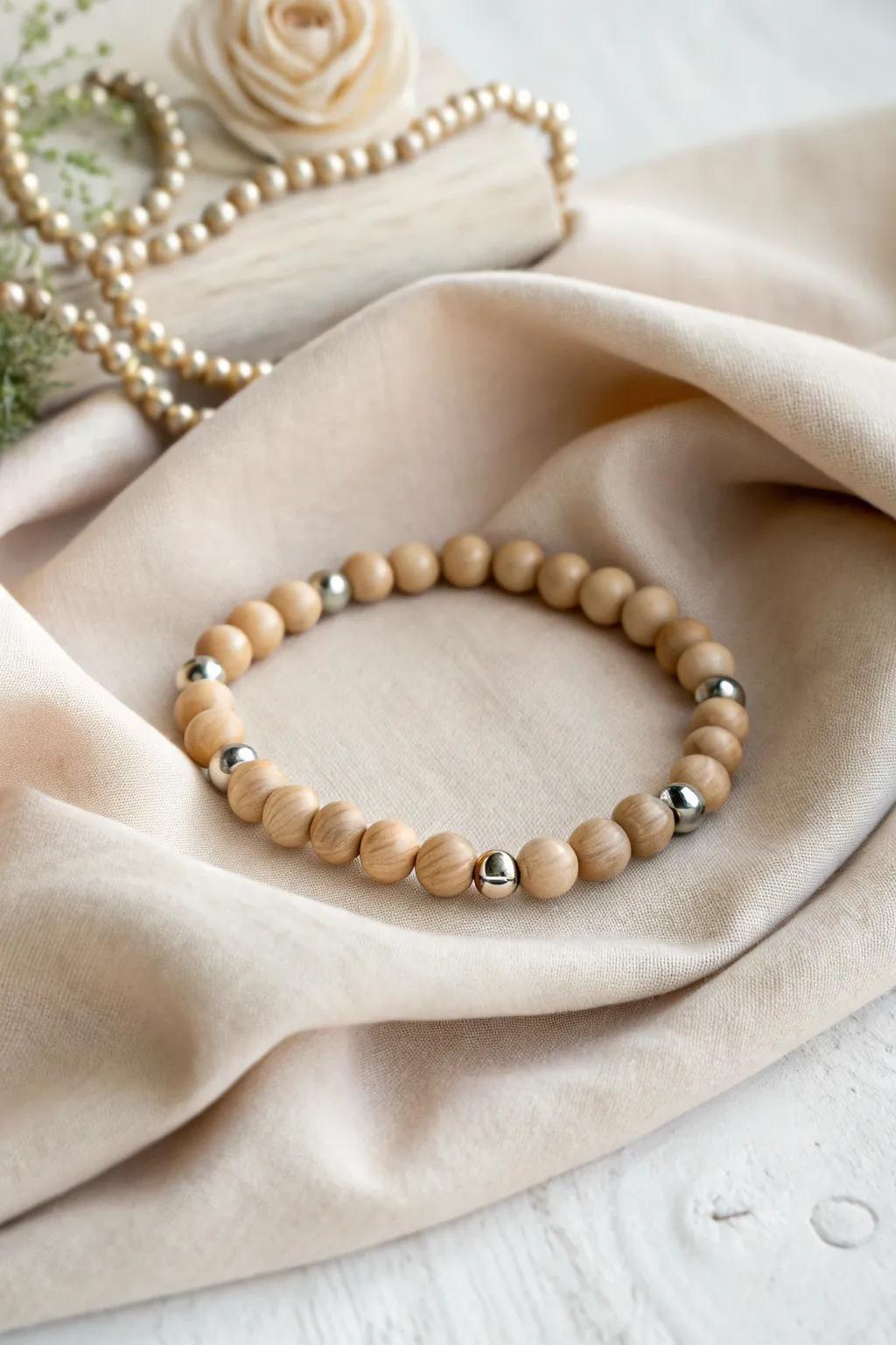Elevate simplicity with a touch of shine: Discover the beauty of minimalist metal accents.