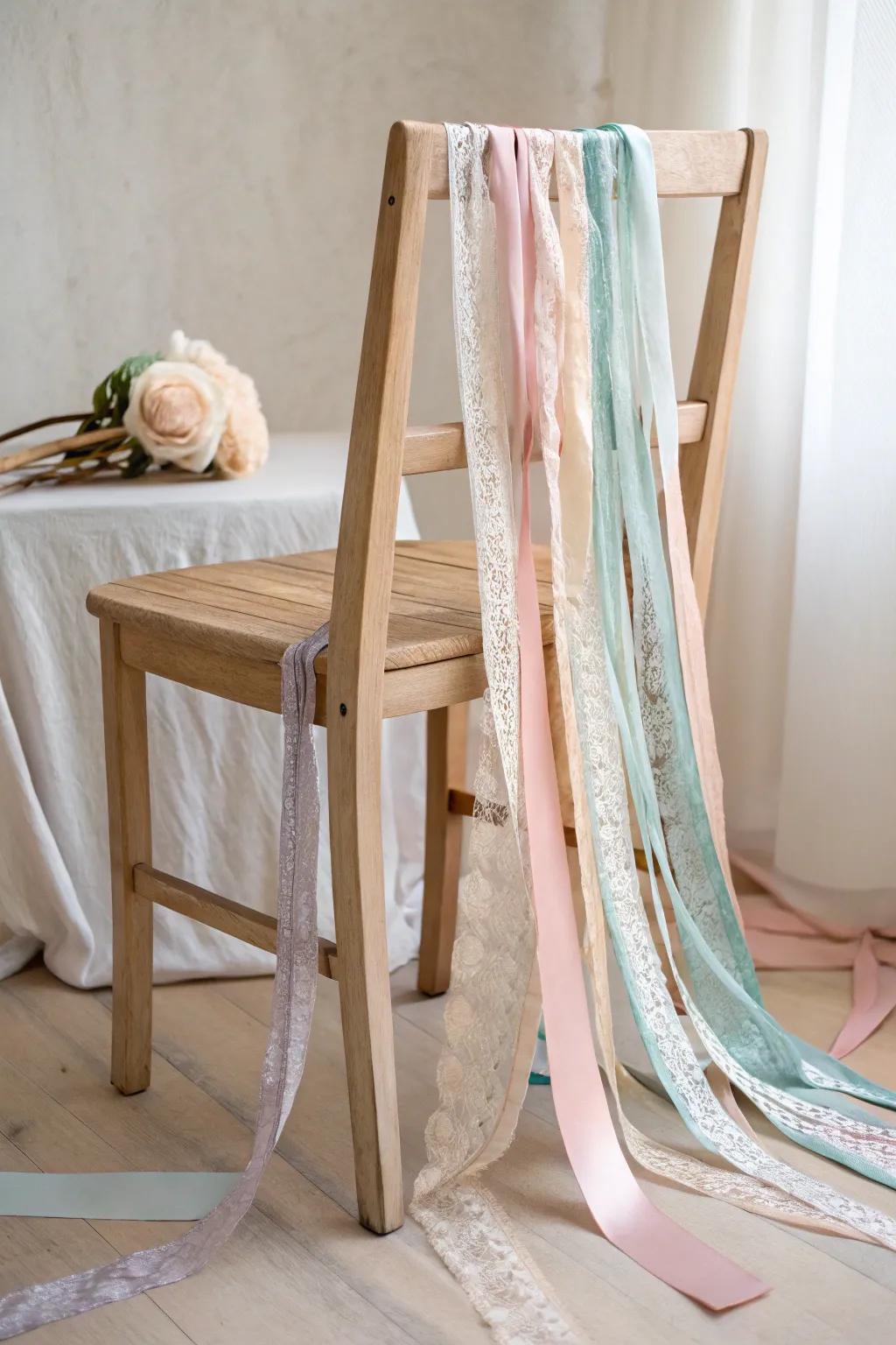 Add a touch of whimsy to your baby shower with cascading ribbons that dance in the breeze!