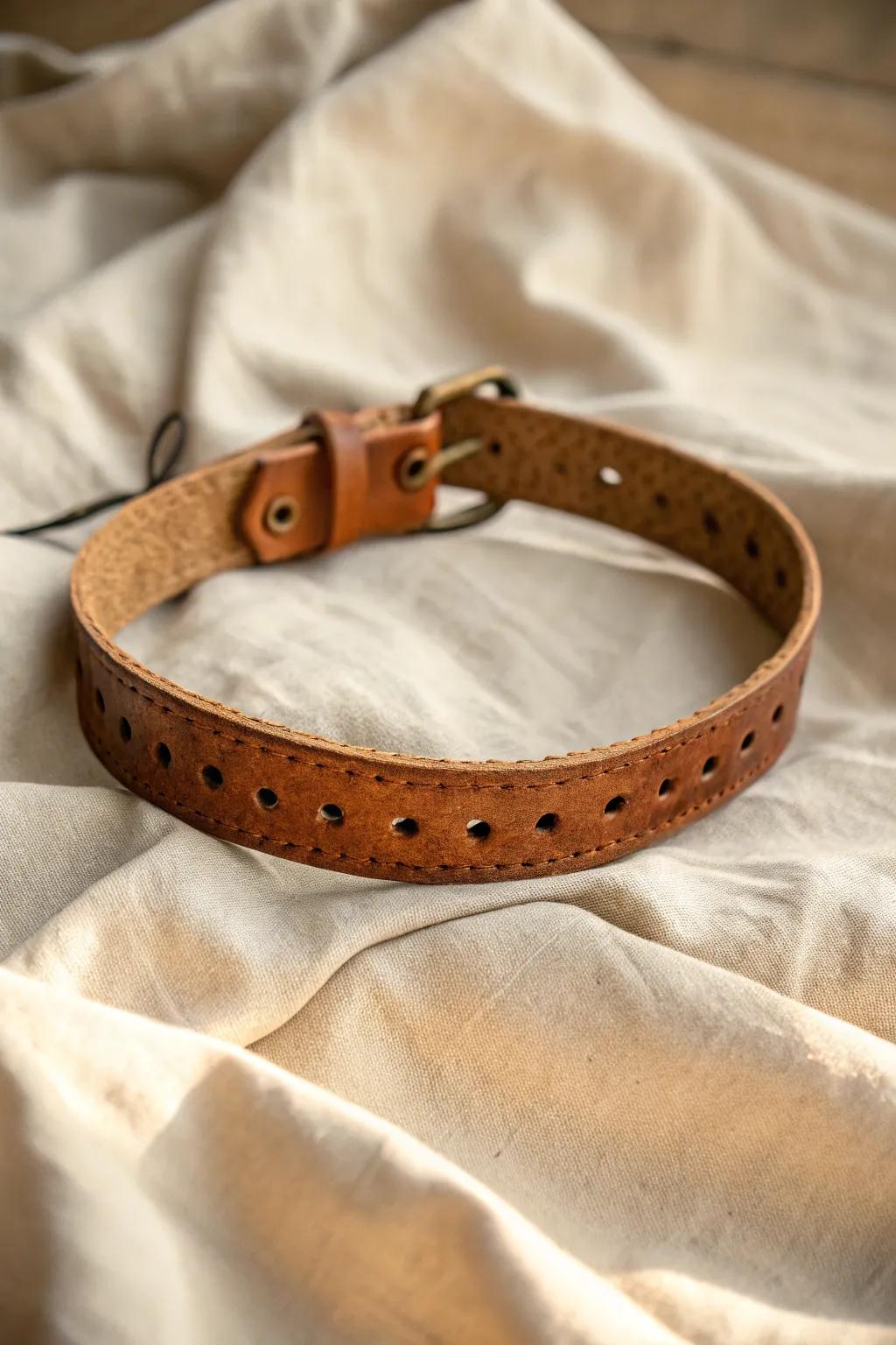 Embrace the elegance of simplicity with a handcrafted leather choker. Perfectly minimalistic, beautifully boho.