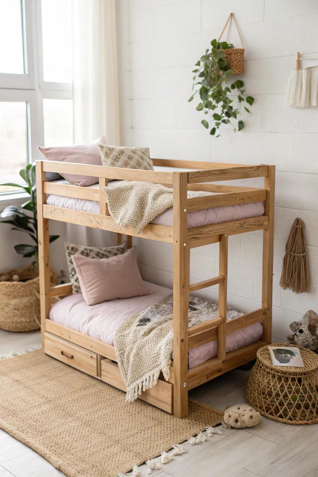 Elevate your pups' lounging experience with these chic DIY dog bunk beds, perfect for stylish, multi-pet homes!