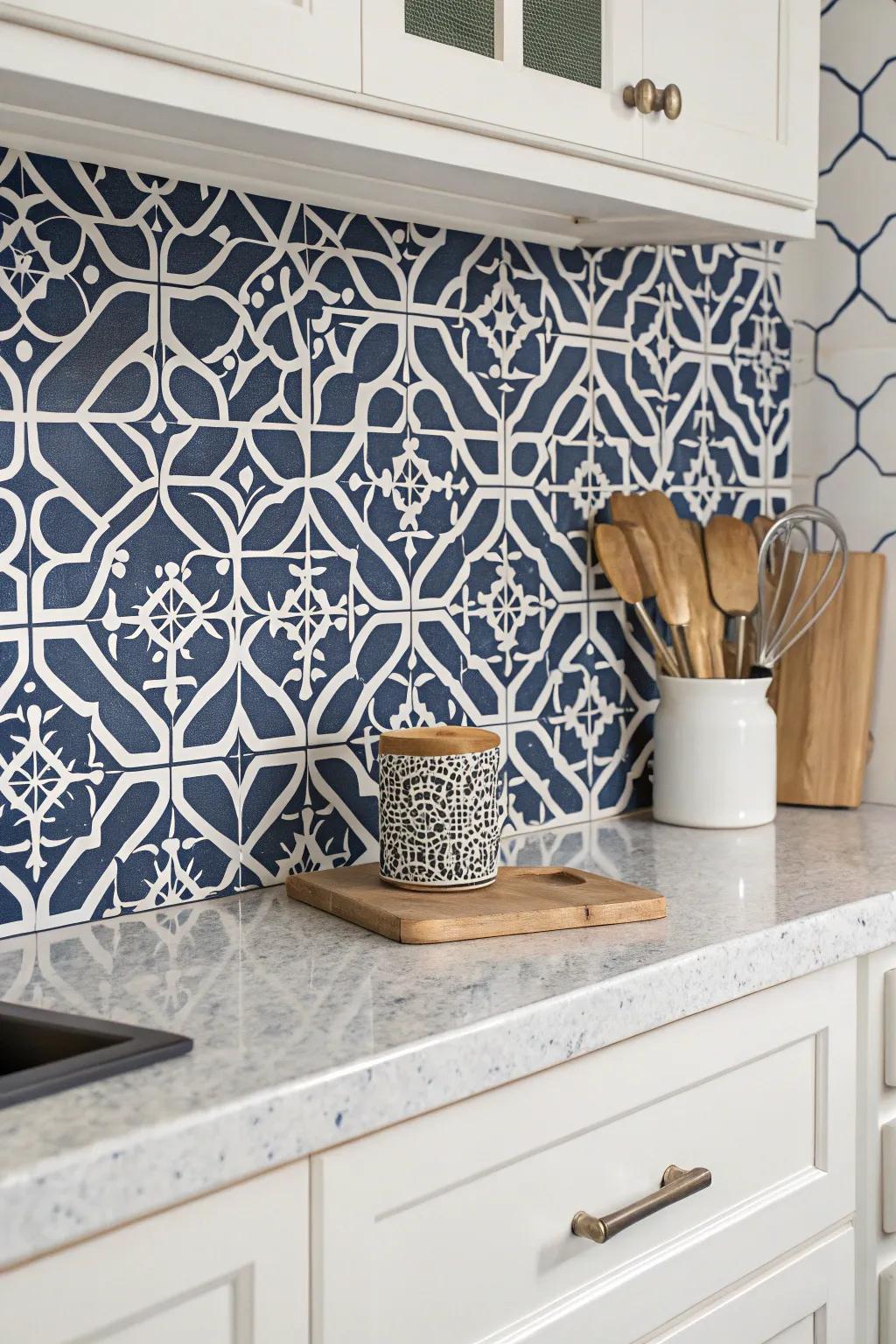 Transform your kitchen with peel-and-stick magic for an instant upgrade in style and elegance.