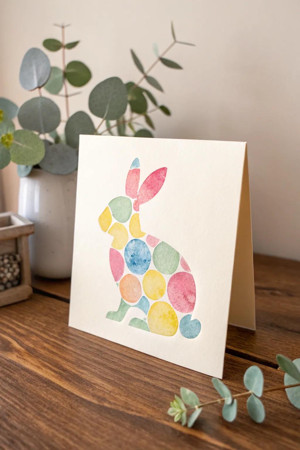 Celebrate Easter with a splash of abstract artistry and minimalist charm!