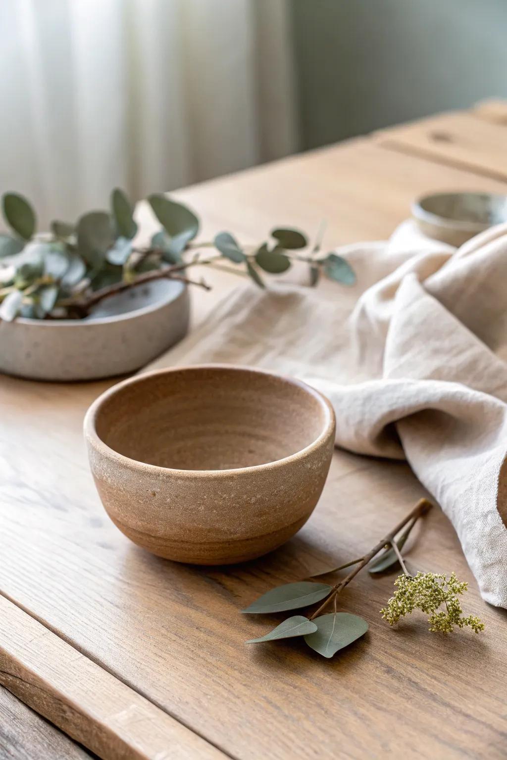 Discover the beauty in simplicity with handcrafted pinch pots, perfect for any home.