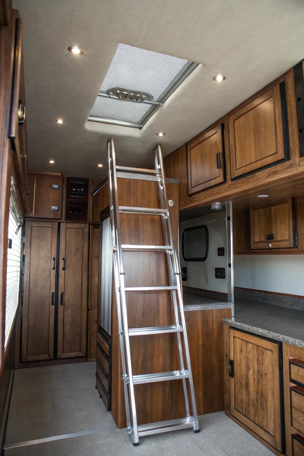 Elevate your organization game with handcrafted overhead storage—where style meets functionality.