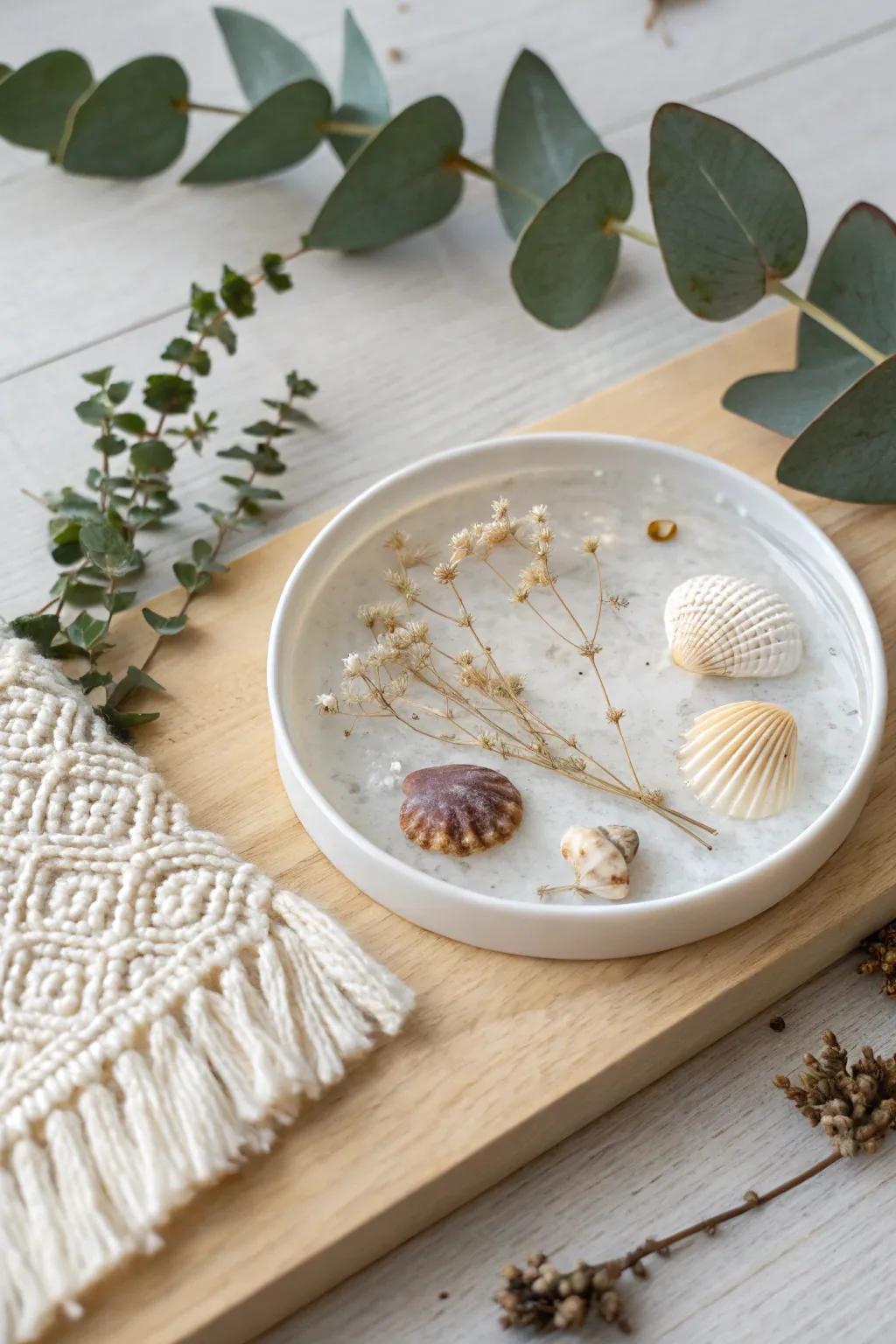 Elevate your space with a personalized touch—discover the beauty of handcrafted epoxy jewelry dishes.