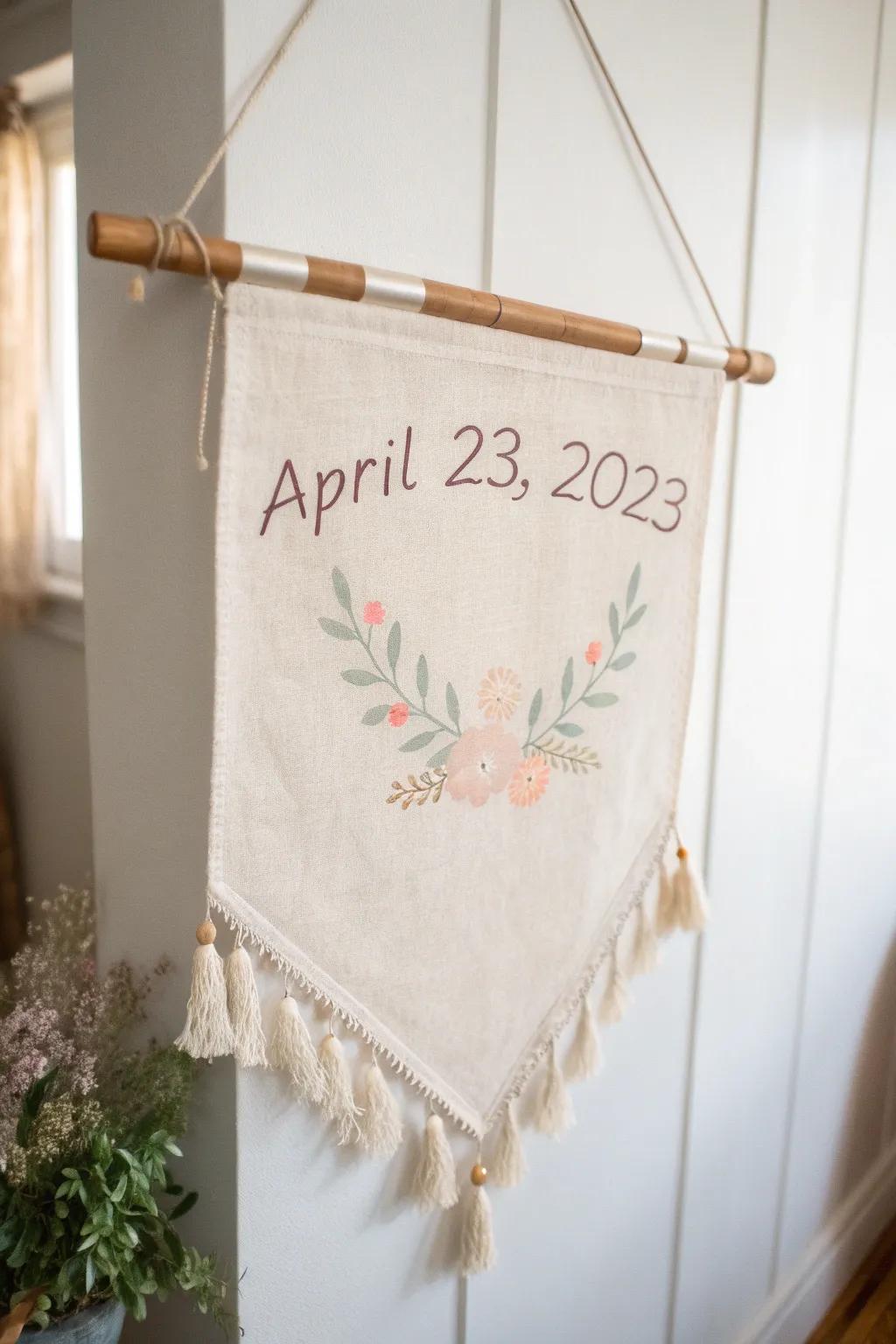 Commemorate the special day with this elegant, handcrafted first communion banner – a timeless keepsake.