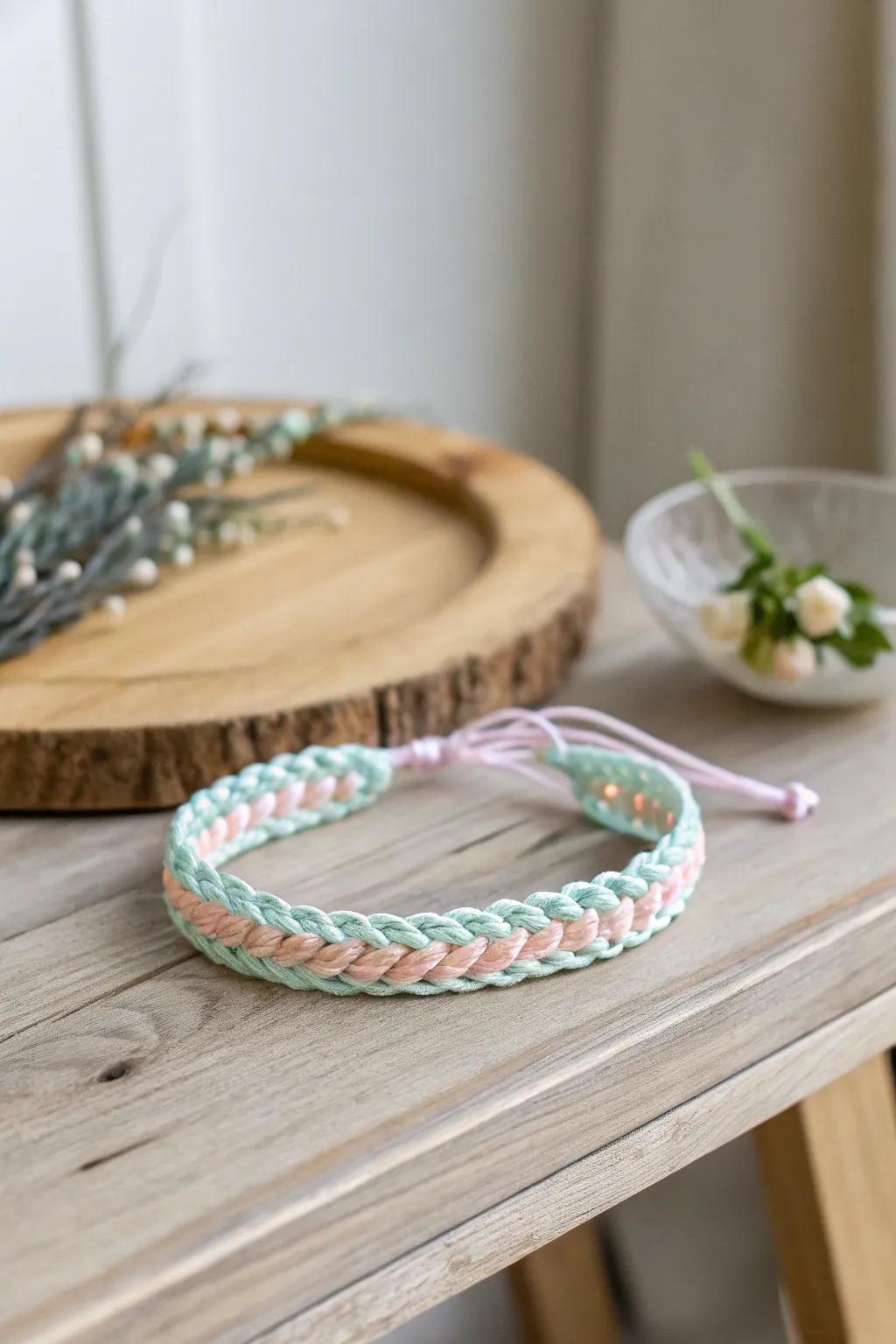 Illuminate your adventures with a glow-in-the-dark friendship bracelet, where simplicity meets enchanting beauty.