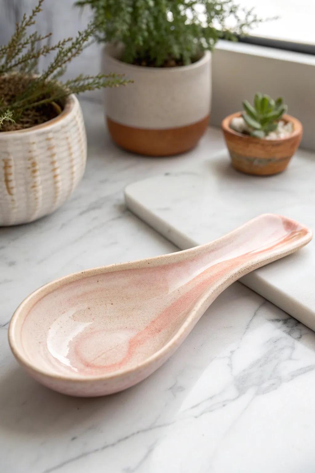 Elevate your kitchen space with the perfect blend of form and function. Discover the beauty of handcrafted spoon rests.