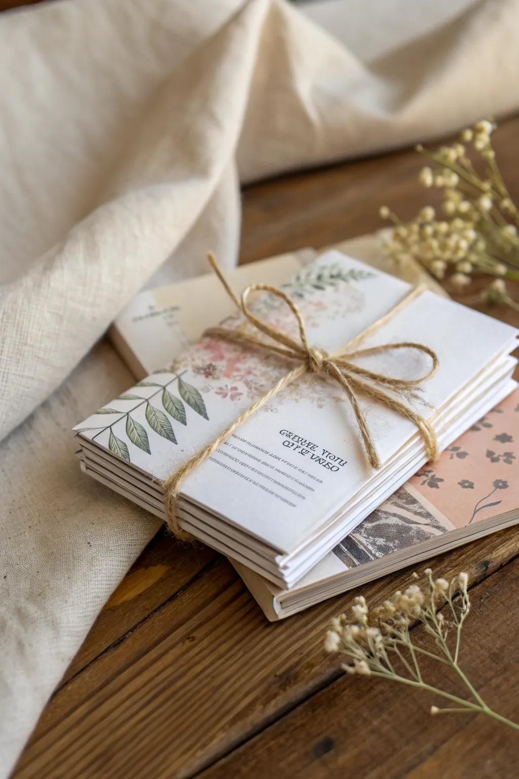 Transform your gift card presentation with sustainable elegance using upcycled magazine pages.