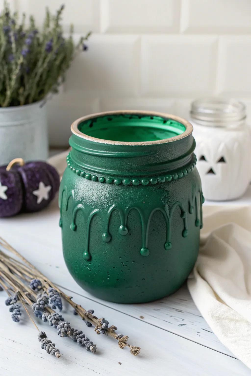 Enchant your Halloween with these charming Witch's Brew Jars!