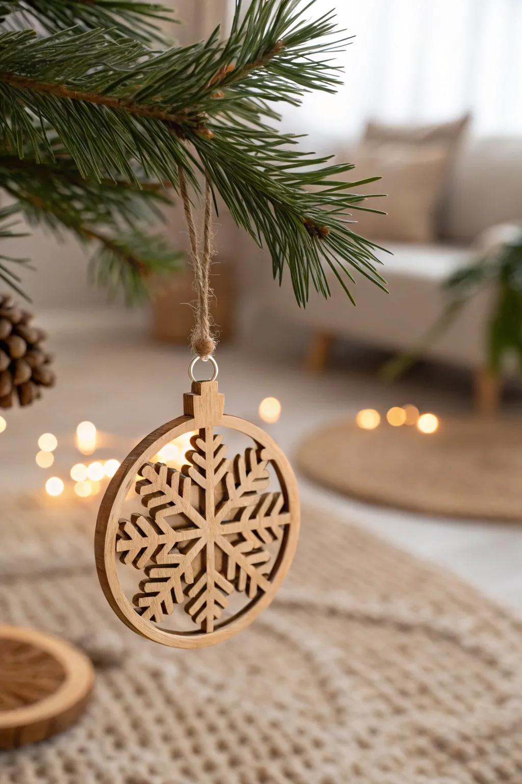 Elevate your holiday decor with exquisite laser-cut ornaments that blend minimalist charm with artisanal elegance.