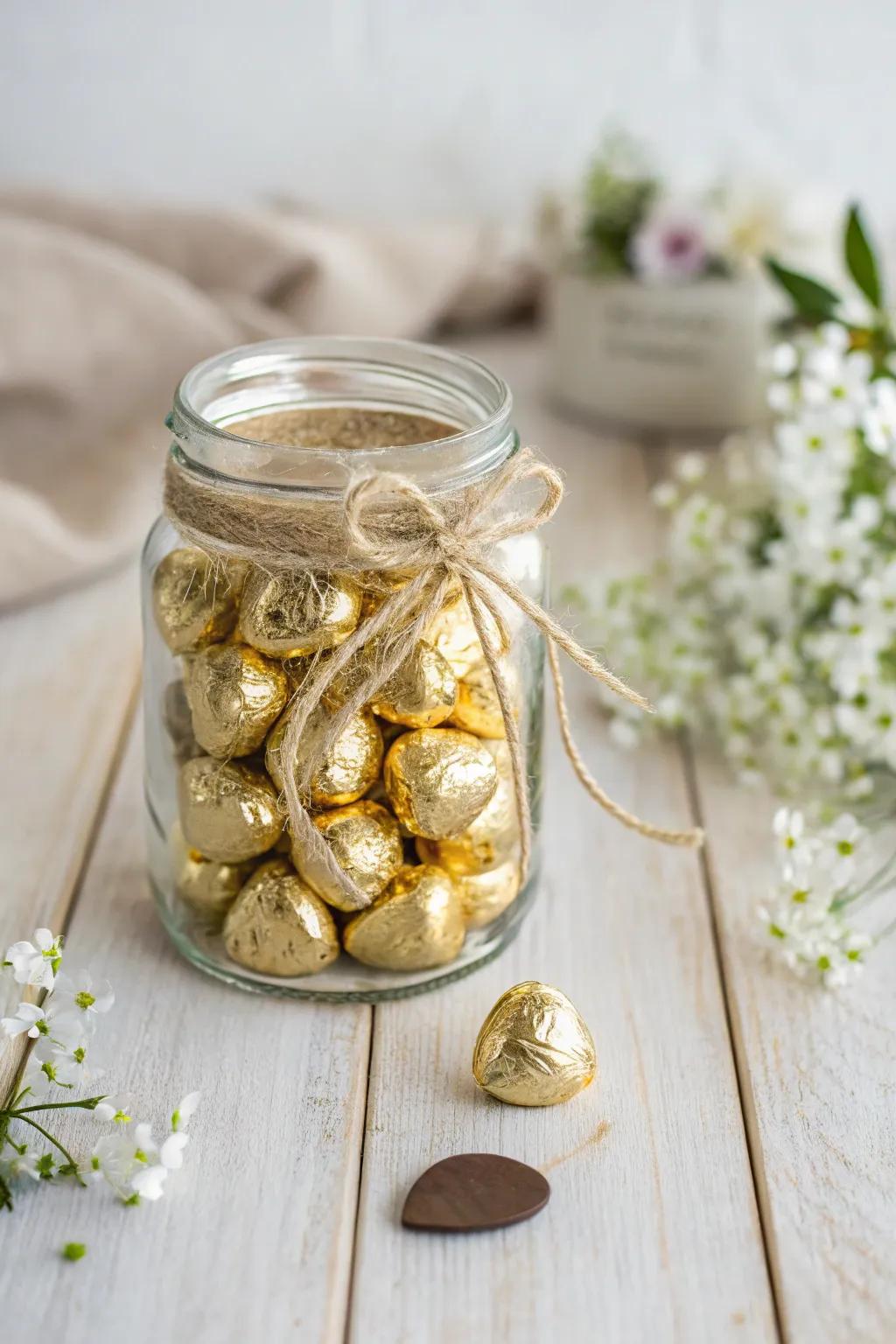 Discover the magic of simplicity with a golden surprise in every jar!