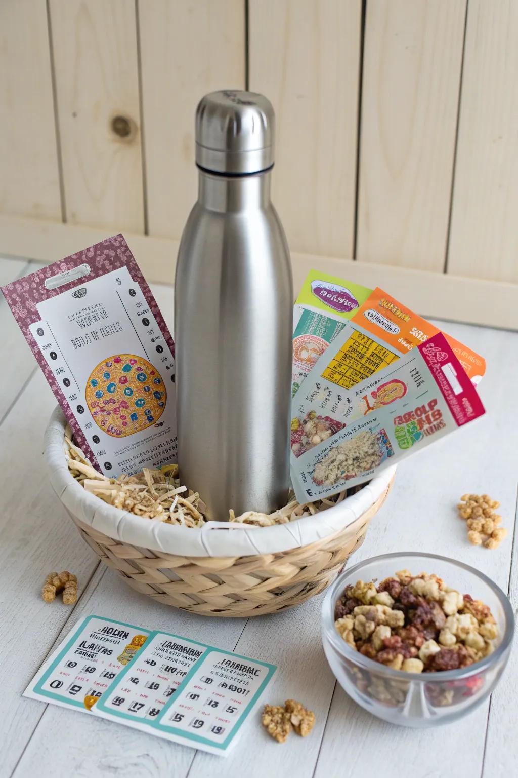 Adventure Awaits: A gift basket that inspires dreams of travel and treasure.