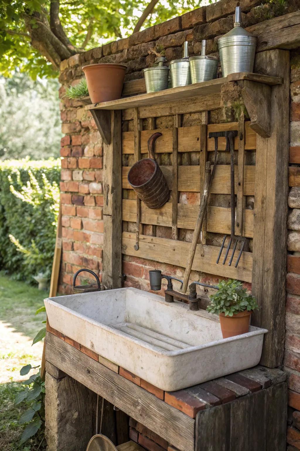 Enhance your outdoor space with stylish, handcrafted organization.